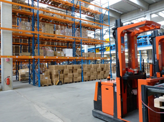 forklift warehouse logistics
