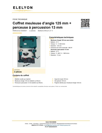 Aperçu de Coffrets d’outils